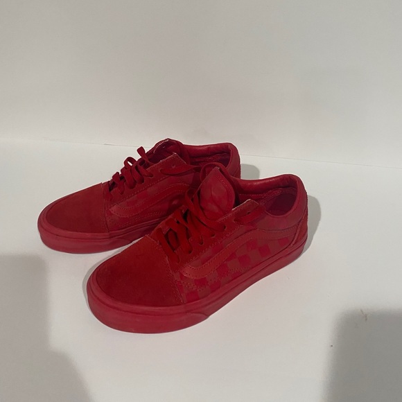 vans old skool tonal checkerboard skate shoe